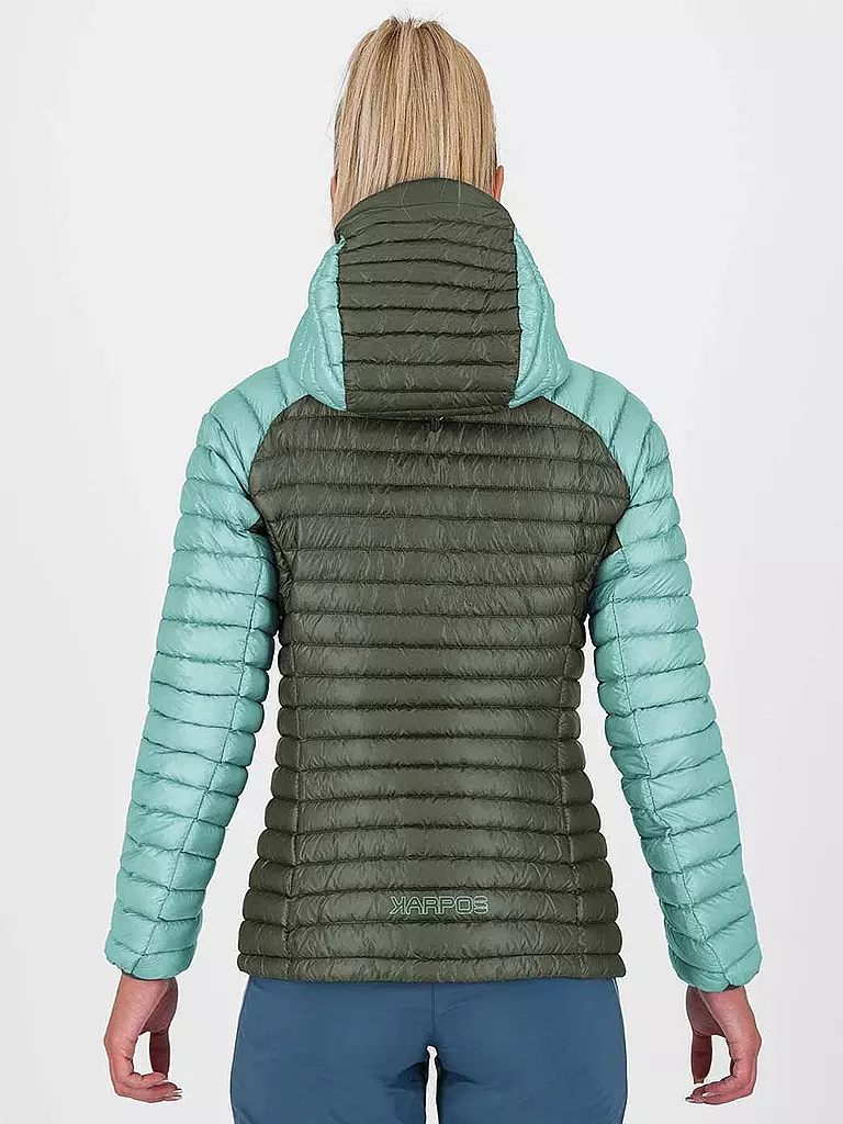 KARPOS | Damen Isojacke Alagna Down Hoodie | Blu chiaro
