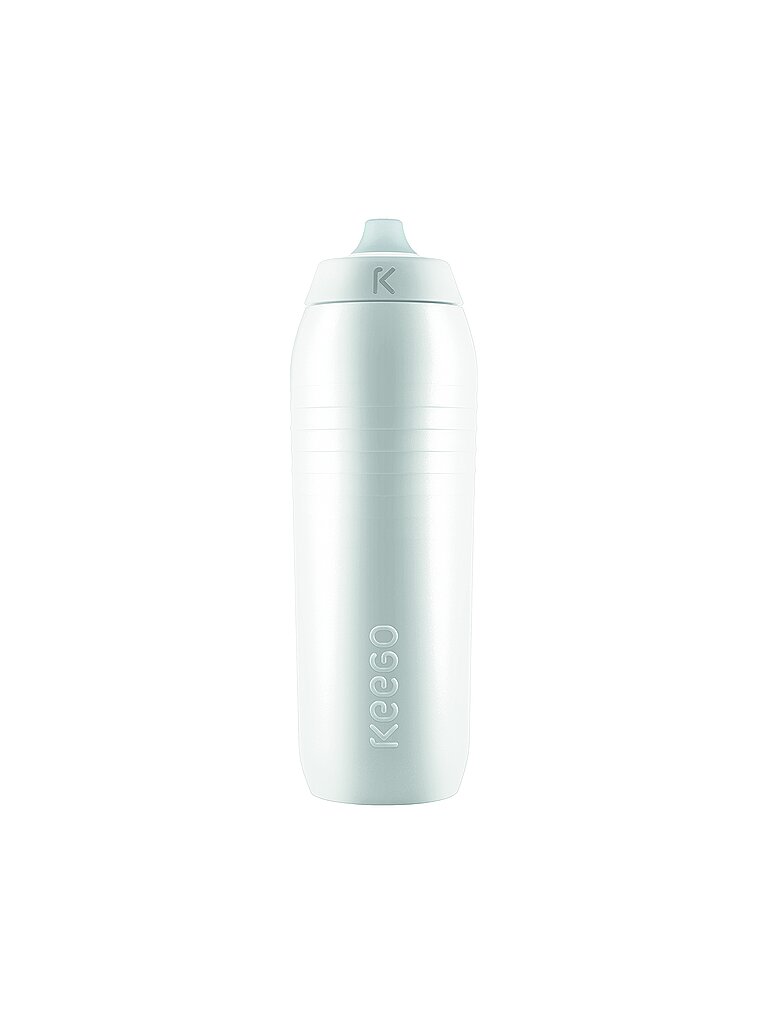 Borraccia in plastica titanio 750 ml bianco