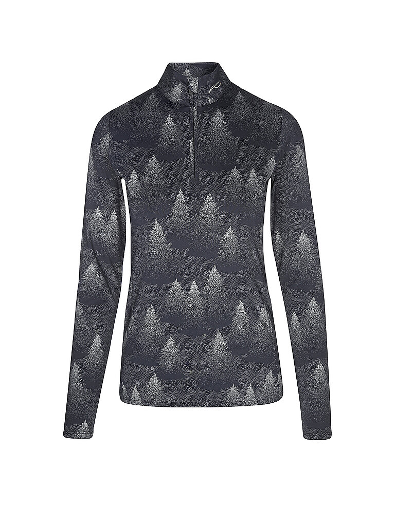 Zipshirt intimo da donna Motion Print nero 36