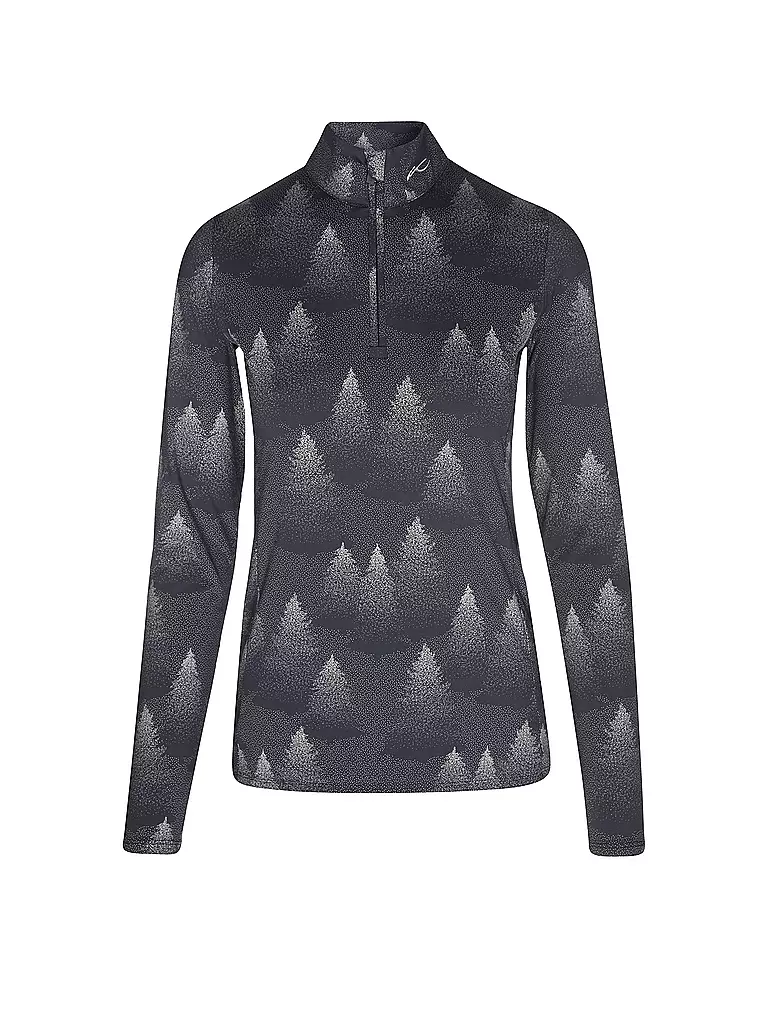 KJUS | Zipshirt intimo da donna Motion Print | Nero