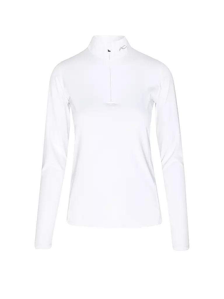 KJUS | Zipshirt intimo da donna Motion Print | Bianco