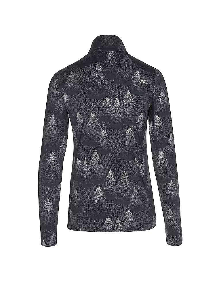 KJUS | Zipshirt intimo da donna Motion Print | Nero