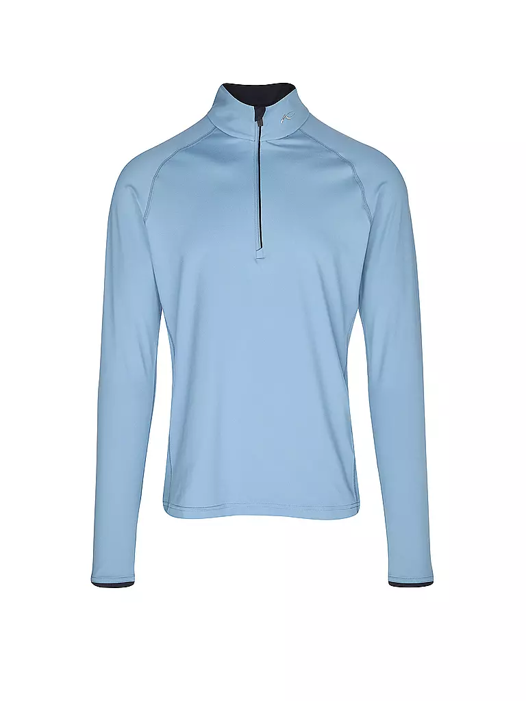 KJUS | Zipshirt intimo da uomo Feel | Blu
