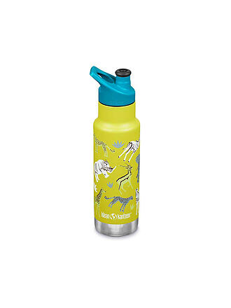 KLEAN KANTEEN | Borraccia per bambini Classic Slim 12 oz (355 ml) con tappo sportivo