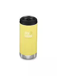 KLEAN KANTEEN | Bicchiere termico TKWide con isolamento sottovuoto da 16 oz (473 ml) con tappo Café | Giallo