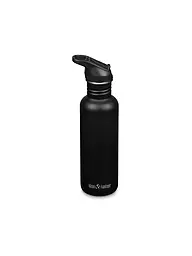 KLEAN KANTEEN | Borraccia Classic Flip Seal Sport Cap Wistraw 532ml | Nero