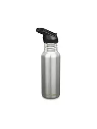 KLEAN KANTEEN | Borraccia Classic Flip Seal Sport Cap Wistraw 532ml | Argento