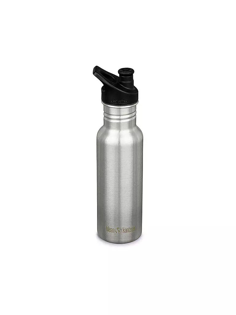 KLEAN KANTEEN | Borraccia in acciaio inox Classic 532ml Sport Cap Brushed Stainless | Argento