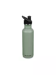 KLEAN KANTEEN | Borraccia in acciaio inox Classic 800ml Sport Cap Tiger Lily | Verde chiaro