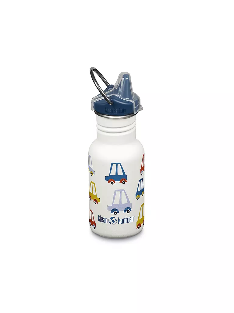 KLEAN KANTEEN | Borraccia per bambini Classic 355ml Sippy Cap | Bianco