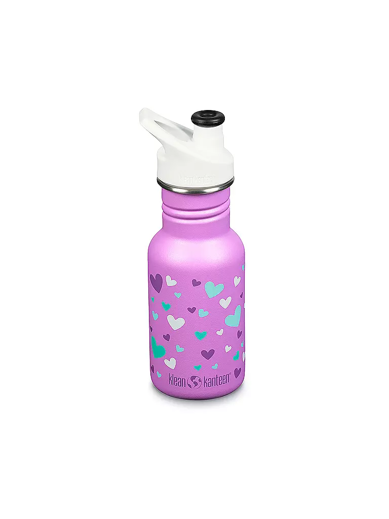 KLEAN KANTEEN | Borraccia per bambini Classic a parete singola 12 oz (355 ml) con tappo Sippy | Lilla
