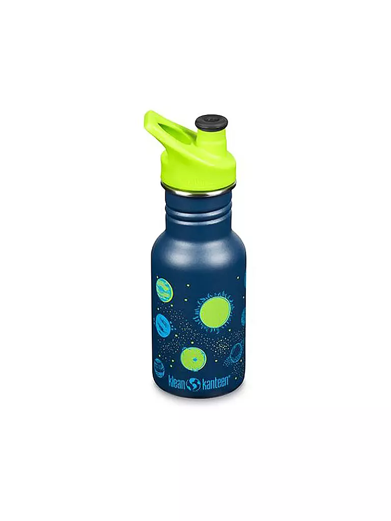 KLEAN KANTEEN | Borraccia per bambini Classic a parete singola 12 oz (355 ml) con tappo sportivo | Blu