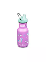 KLEAN KANTEEN | Borraccia per bambini Classic a parete singola da 12 oz (355 ml) con tappo Sippy | Lilla