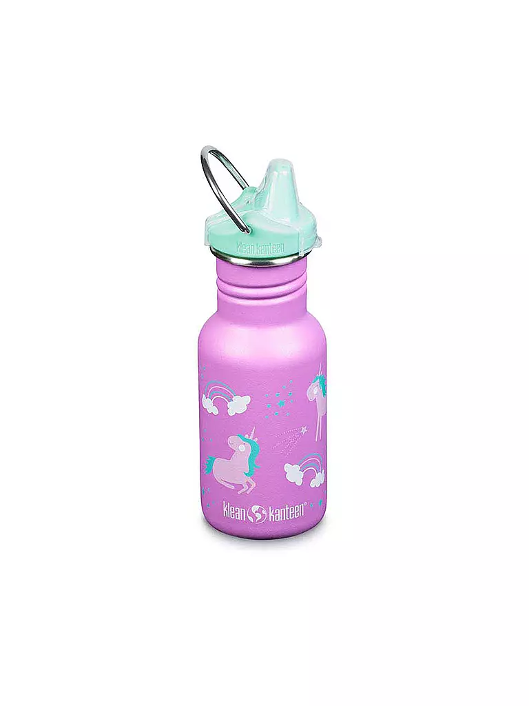 KLEAN KANTEEN | Borraccia per bambini Classic a parete singola da 12 oz (355 ml) con tappo Sippy | Lilla