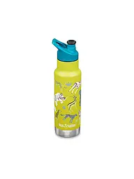KLEAN KANTEEN | Borraccia per bambini Classic Slim 12 oz (355 ml) con tappo sportivo | Giallo