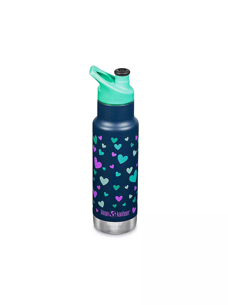 KLEAN KANTEEN | Borraccia per bambini Classic Slim 12 oz (355 ml) con tappo sportivo | Blu