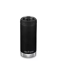 KLEAN KANTEEN | Borraccia termica in acciaio inox TKWide 355ml Café Cap Real Teal | Nero