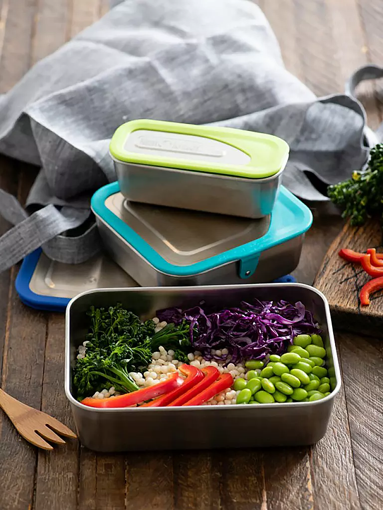 KLEAN KANTEEN | Contenitore per alimenti in acciaio inox Lunchbox Set da 3 | Multicolore