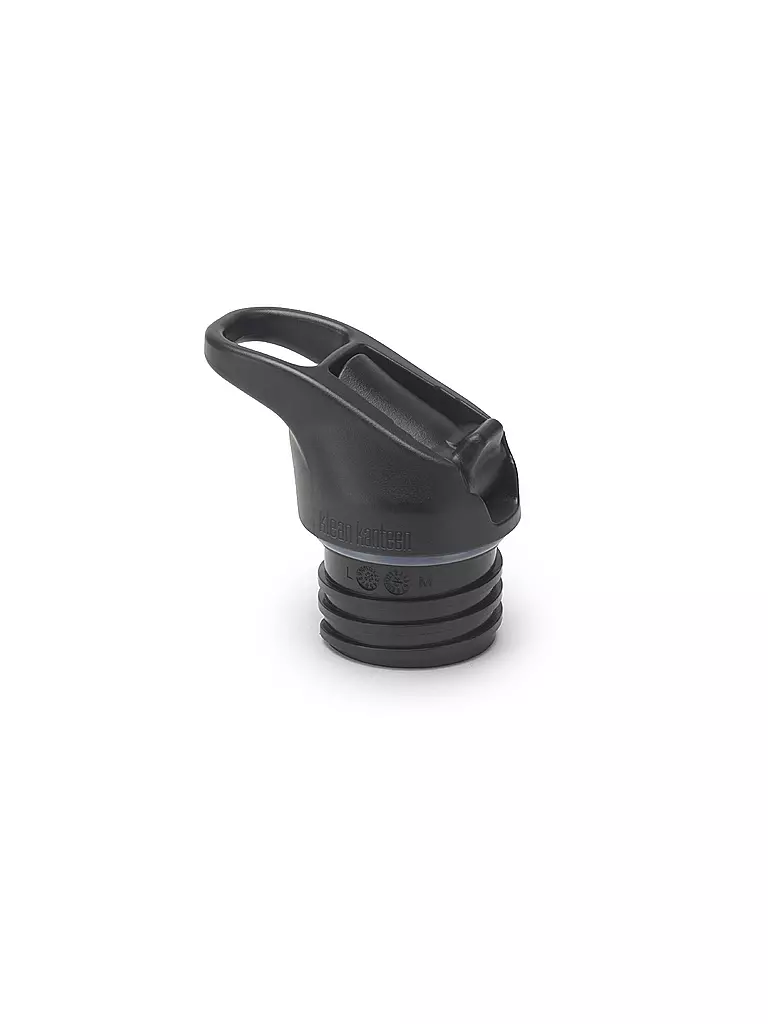 KLEAN KANTEEN | Flip Sport Cap per Classic, Kid & Reflect con cannuccia telescopica | Nero