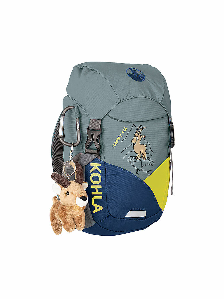 Zaino da trekking per bambini Happy 10L grigio