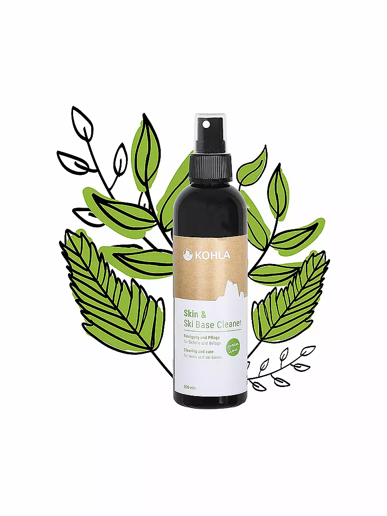 KOHLA | Green Line Spray per la pulizia di pelli e solette 200 ml | Nero
