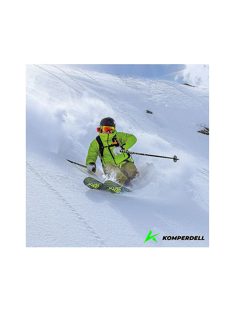 KOMPERDELL | Bastoncini da sci alpinismo Big Art Titanal Vario | Nero