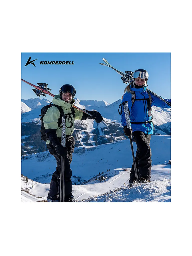 KOMPERDELL | Bastoncini da sci alpinismo Big Art Titanal Vario | Nero