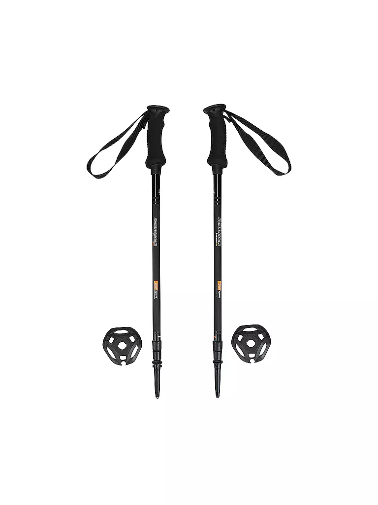 KOMPERDELL | Bastoncino da trekking in alluminio Allround Gigasport | Nero