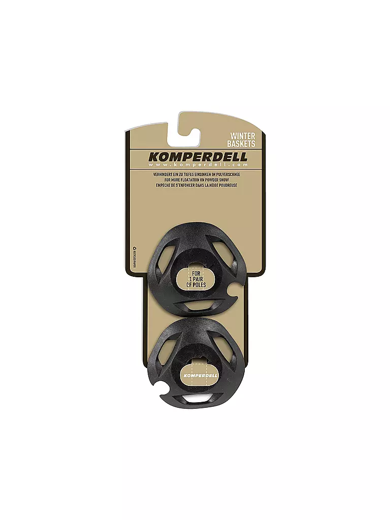KOMPERDELL | Rotella da trekking Mini UL Vario | Nero