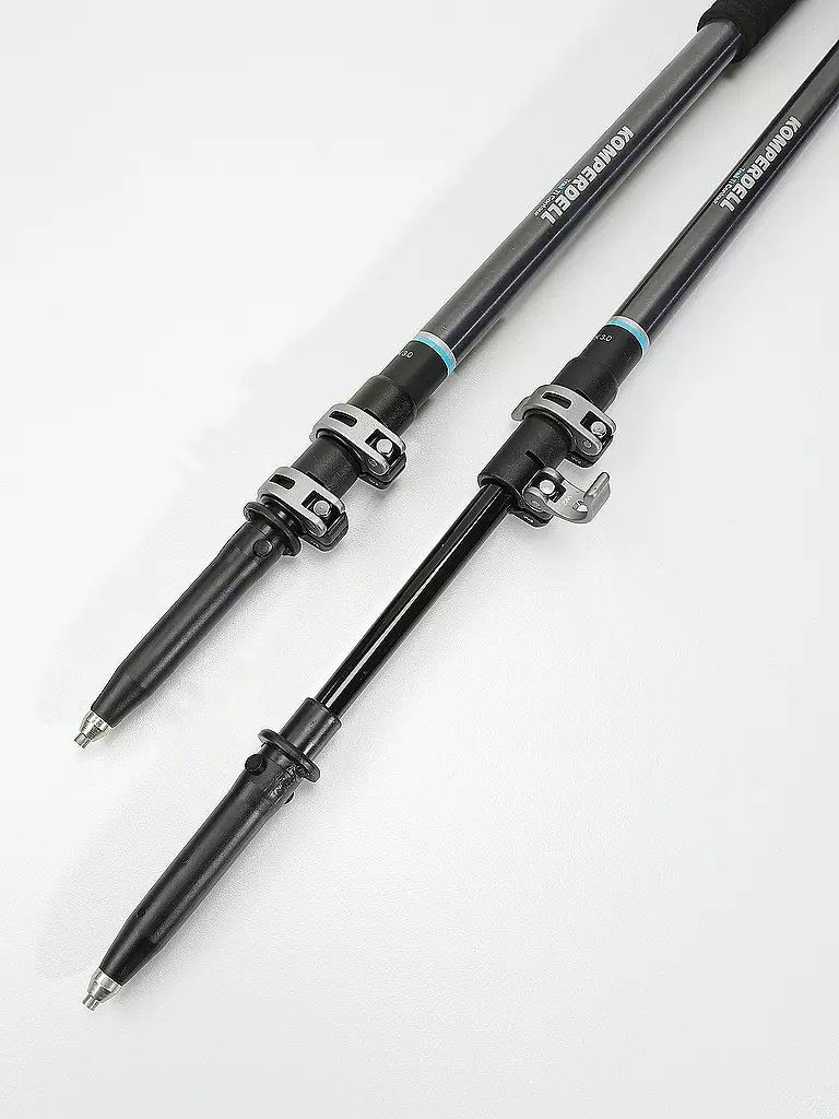 KOMPERDELL | Trekkingstöcke Trail Ti Contour Powerlock | Nero