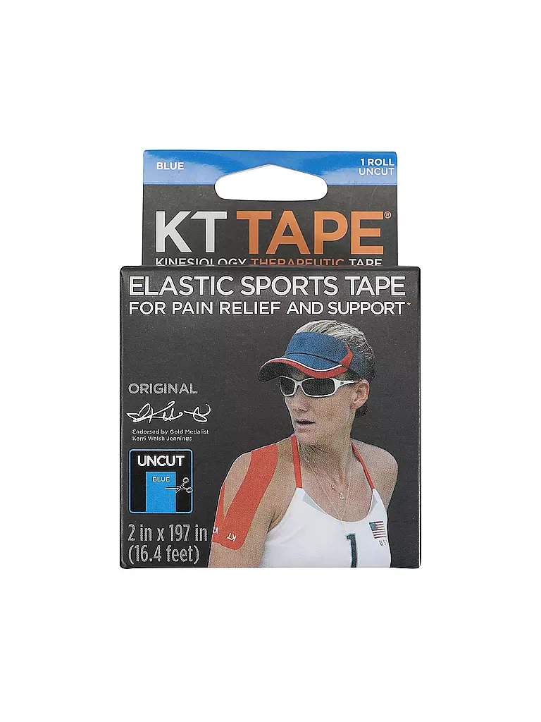 KT TAPE | Tape Originale Non Tagliato Taglia Unica Blu | Blu