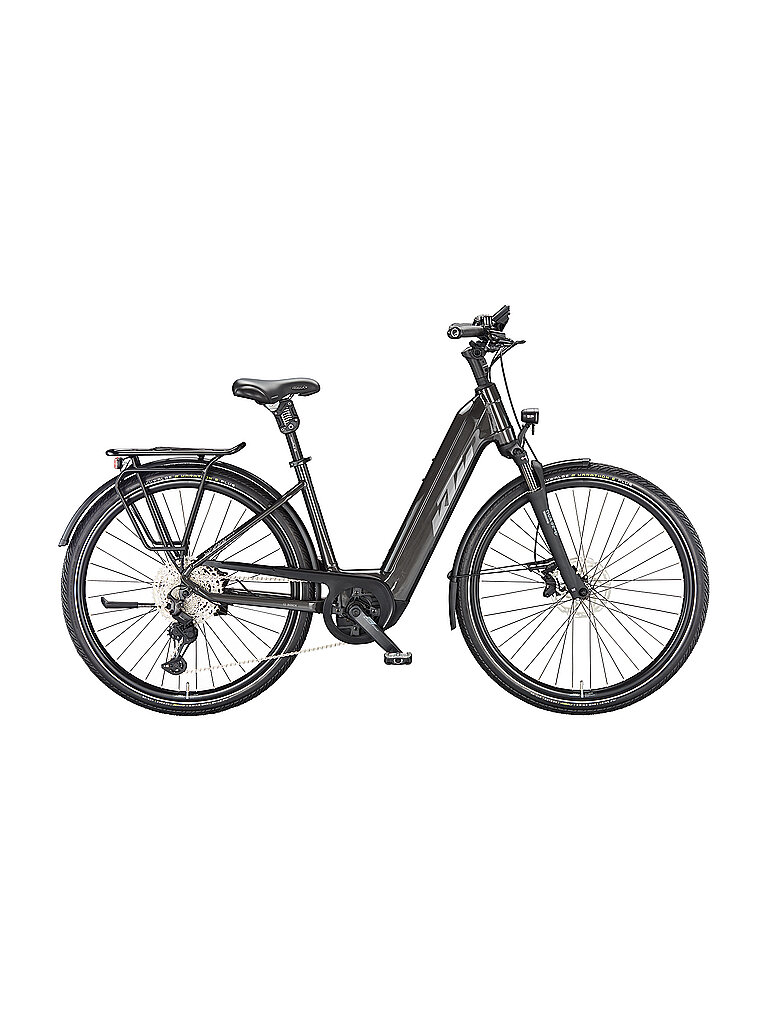 E-Trekking bike unisex 28 Macina Style XL (scavalco basso) grigio 56CM