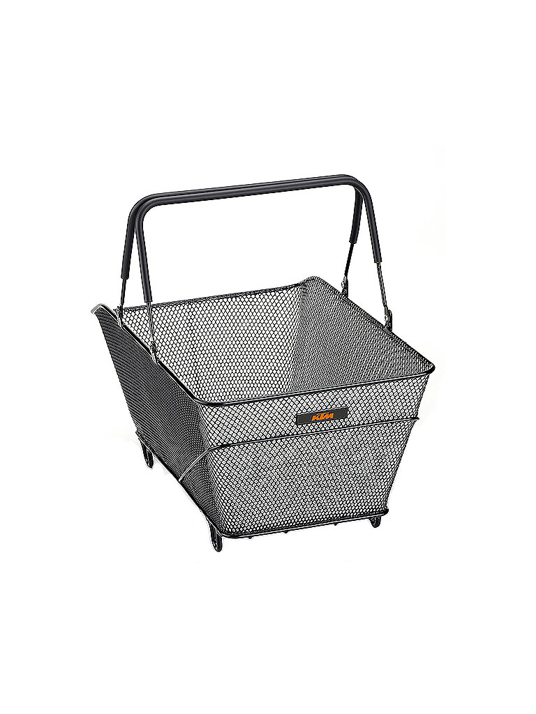 Cesto per bicicletta Basket Long Racktime Snap It 2.0 nero
