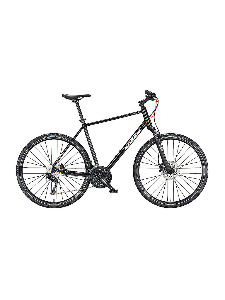 Bicicletta da trekking da uomo X-Life Action nero 56CM