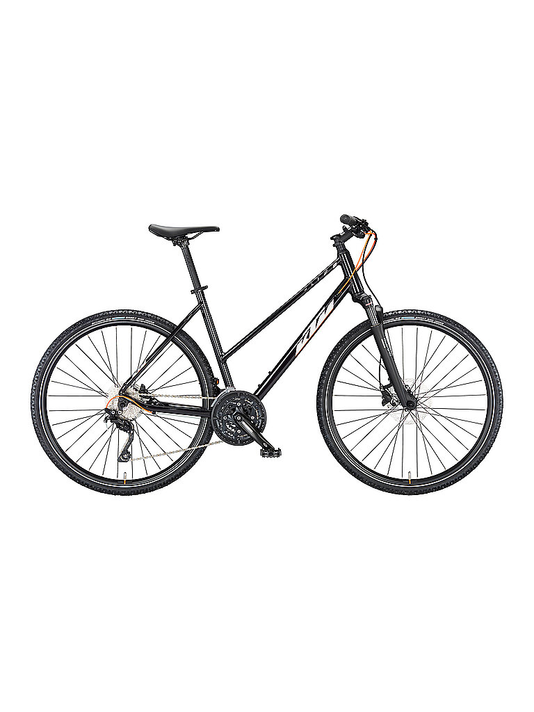 Bicicletta da trekking da donna X-Life Action nero 43CM