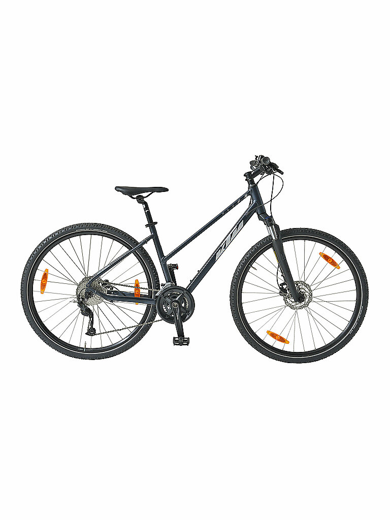 Bicicletta da trekking da donna X-Life Road 28 blu 46CM