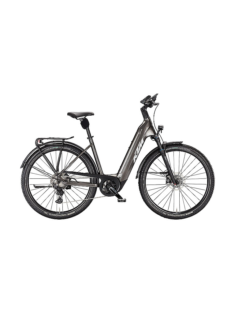 E-Bike Macina Style 820 a scavalco basso grigio 56CM