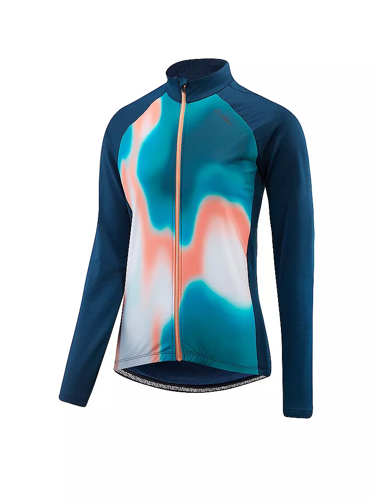 LÖFFLER | Damen Rad Trikot Mirage FZ LS | Blu scuro
