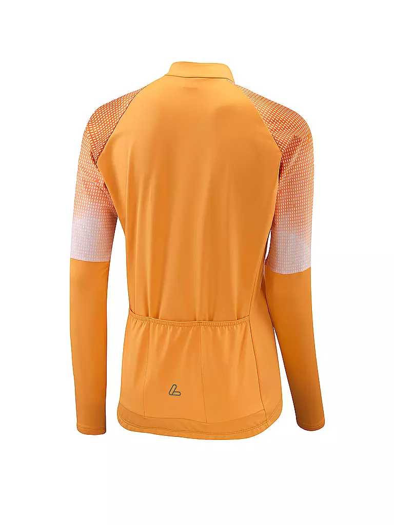 LÖFFLER | Damen Rad Trikot Vapor FZ LS | Arancione