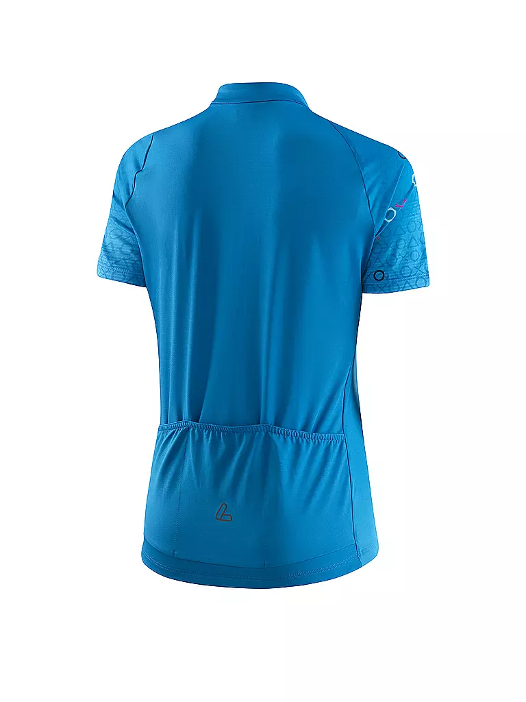 LÖFFLER | Damen Radtrikot Axo Mid FZ | Blu