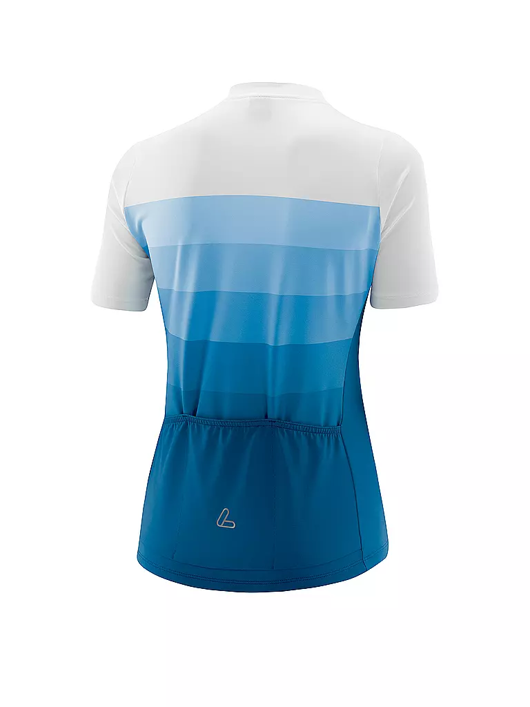 LÖFFLER | Damen Radtrikot Rainbow FZ | Blu chiaro