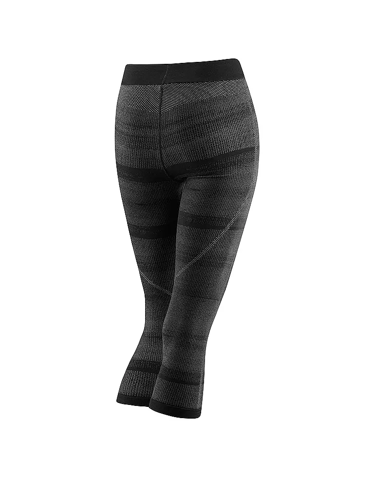 LÖFFLER | Damen Unterziehhose TRANSTEX® Hybrid 3/4 | Nero