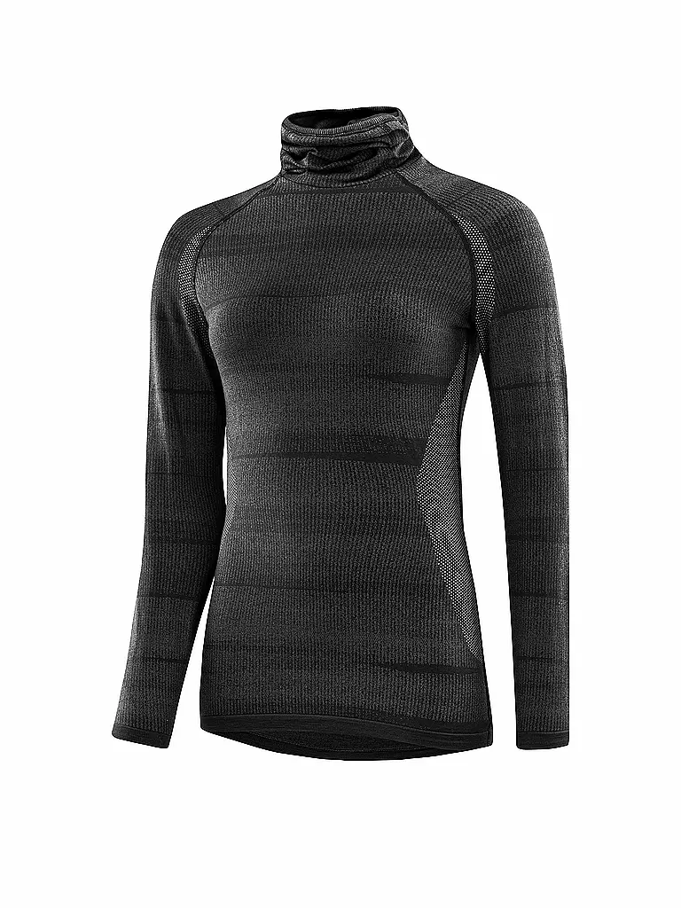 LÖFFLER | Damen Unterziehshirt Rollneck TRANSTEX® Hybrid | Nero