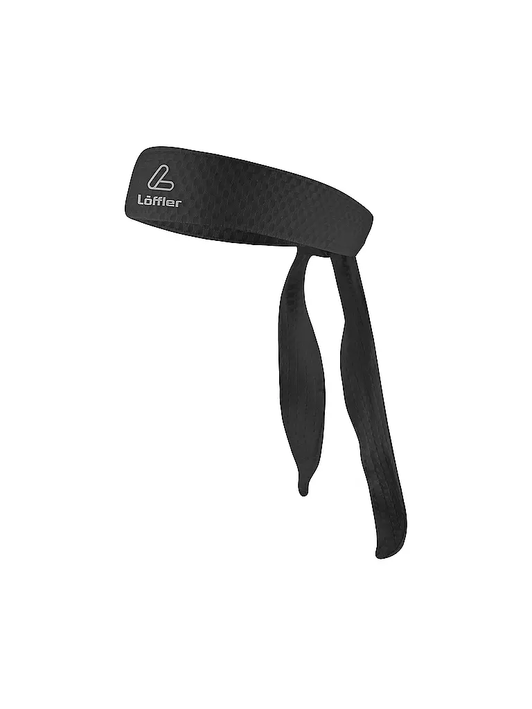LÖFFLER | Fascia da uomo da annodare TX Grid | Nero