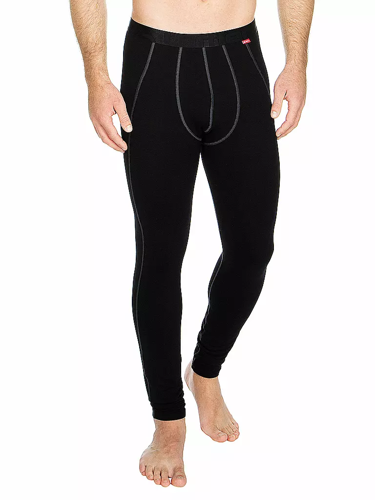 LÖFFLER | Funktionsunterhose Lang TRANSTEX® WARM da uomo | Nero