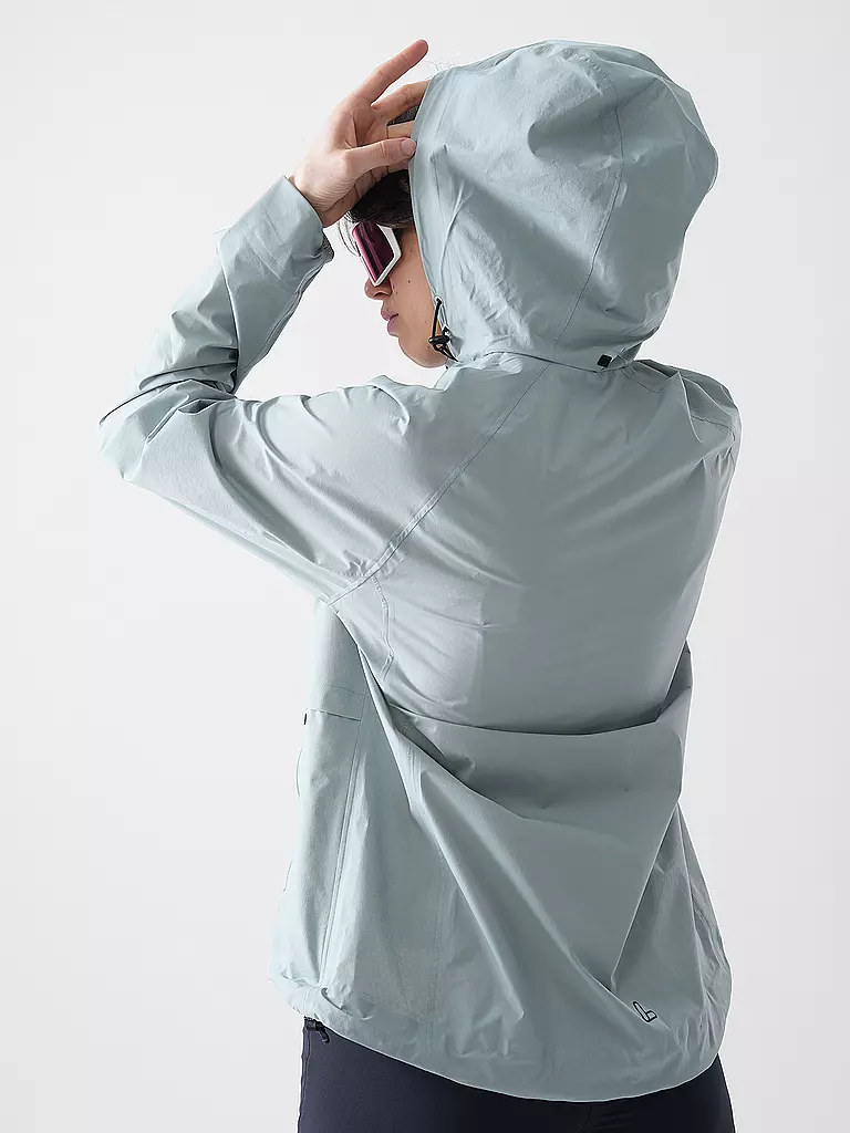 LÖFFLER | Giacca da ciclismo da donna WPM Pocked CF con cappuccio |