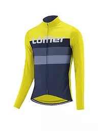 LÖFFLER | Herren Rad Trikot Messenger Mid FZ LS | Giallo