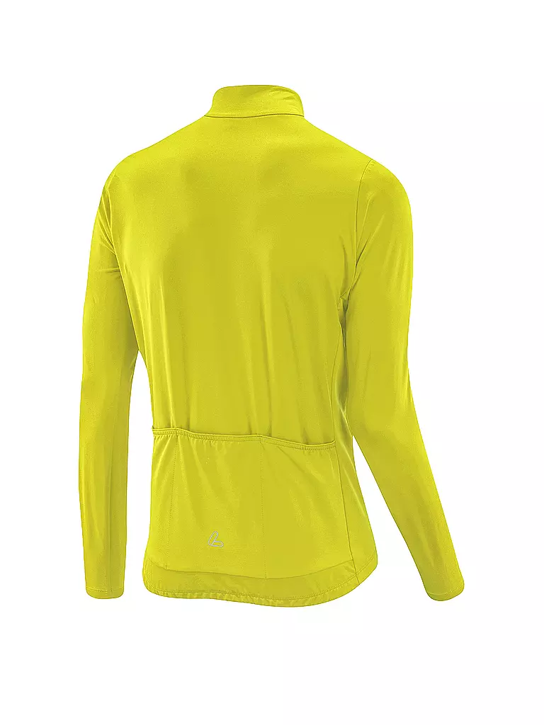 LÖFFLER | Herren Rad Trikot Messenger Mid FZ LS | Giallo