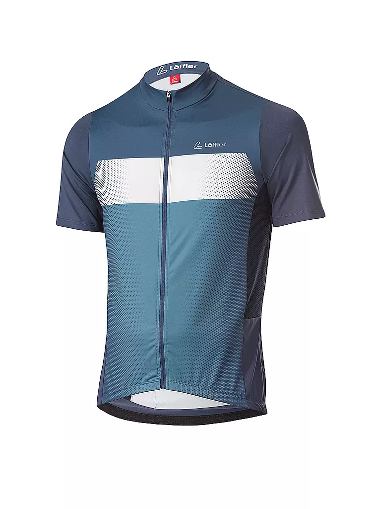 LÖFFLER | Herren Radtrikot Grady Mid FZ | Blu scuro
