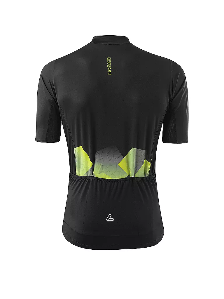 LÖFFLER | Herren Radtrikot Leaves Hotbond® FZ | Nero
